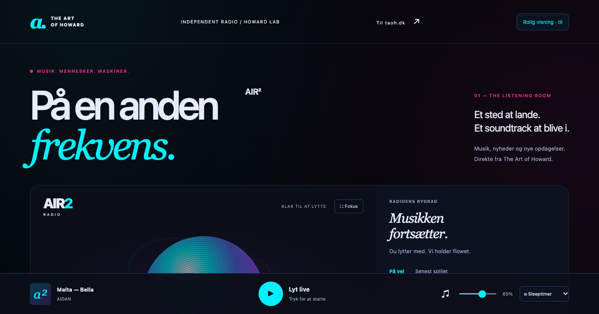 Skærmbillede af AIR2 Radio